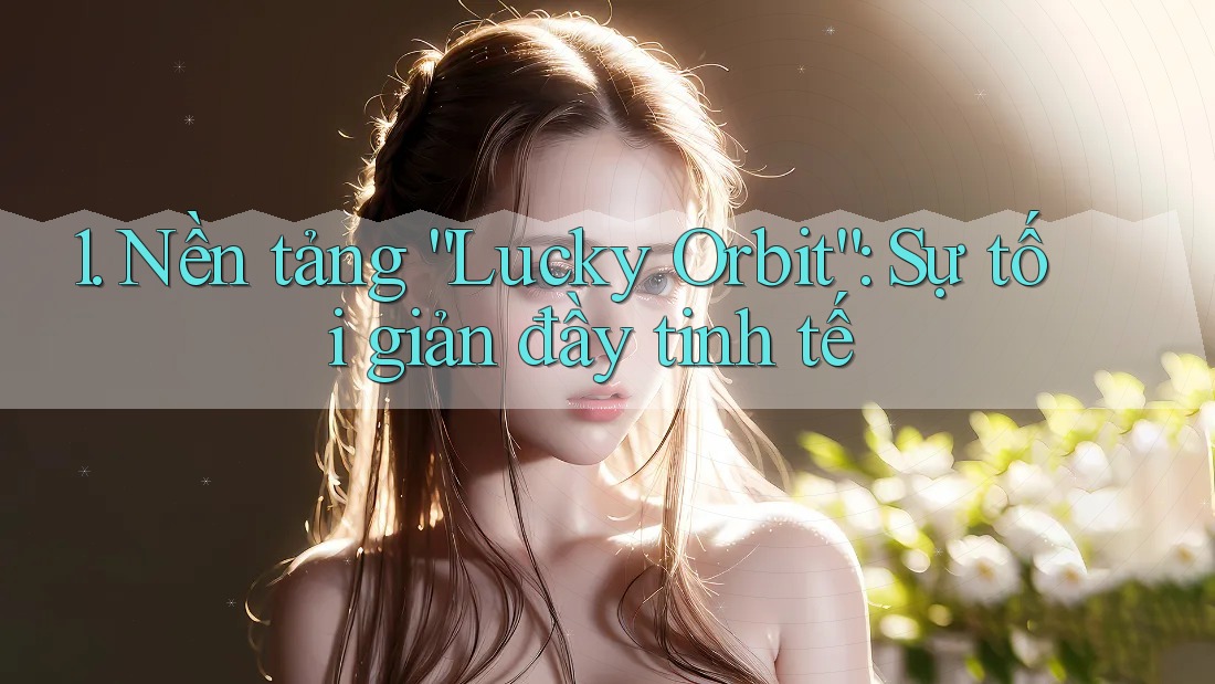 1. Nền tảng “Lucky Orbit”: Sự tối giản đầy tinh tế 1. Nền tảng “Lucky Orbit”: Sự tối giản đầy tinh tế