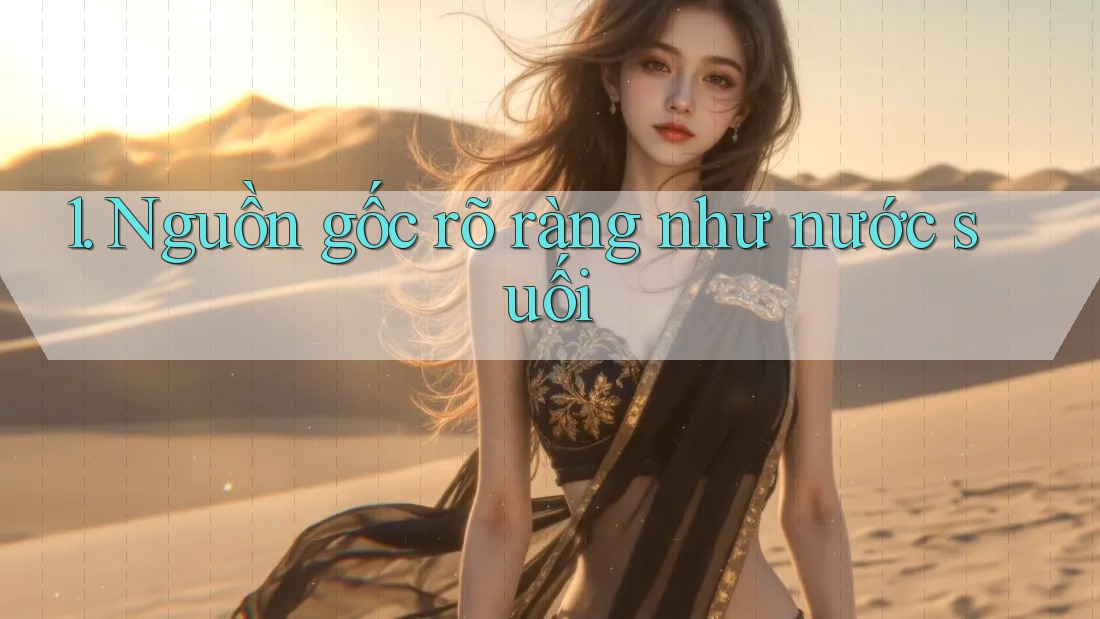 1. Nguồn gốc rõ ràng như nước suối 1. Nguồn gốc rõ ràng như nước suối