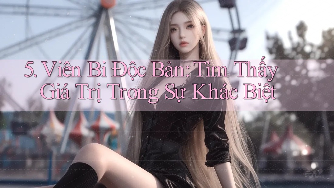 5. Viên Bi Độc Bản: Tìm Thấy Giá Trị Trong Sự Khác Biệt 5. Viên Bi Độc Bản: Tìm Thấy Giá Trị Trong Sự Khác Biệt