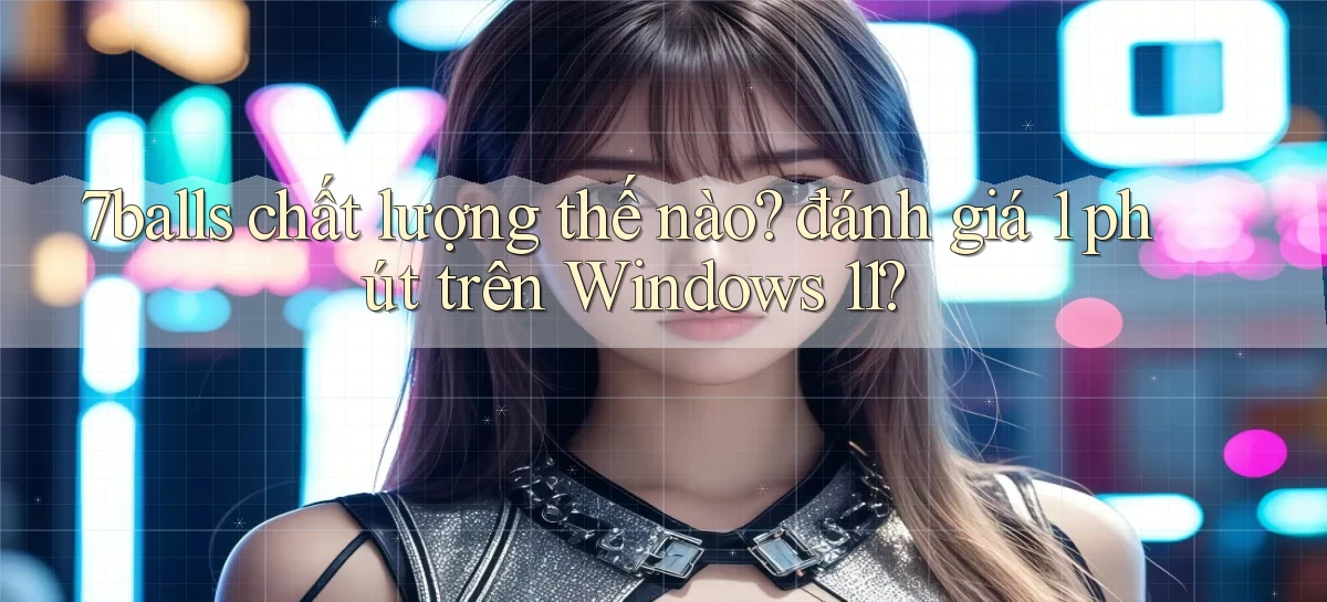 7balls chất lượng thế nào đánh giá 1 phút trên Windows 11