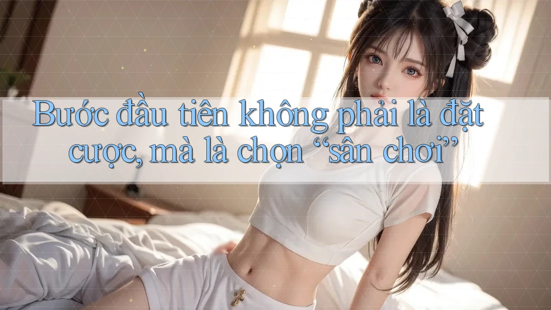 Bước đầu tiên không phải là đặt cược, mà là chọn “sân chơi” Bước đầu tiên không phải là đặt cược, mà là chọn “sân chơi”