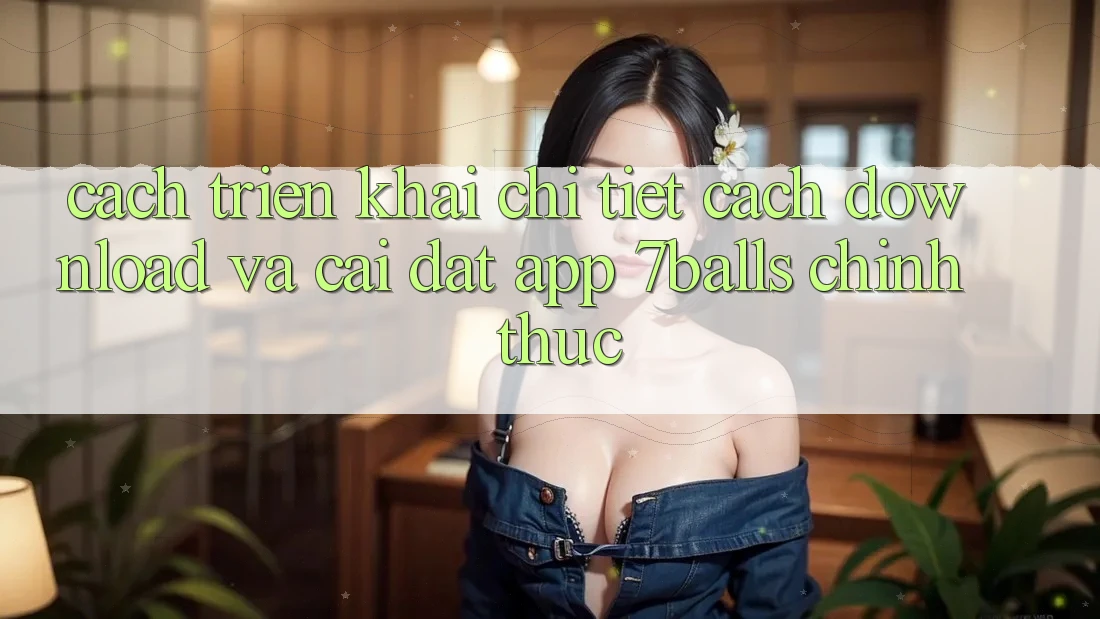 Cách triển khai Chi Tiết Cách Download Và Cài Đặt App 7balls Chính Thức