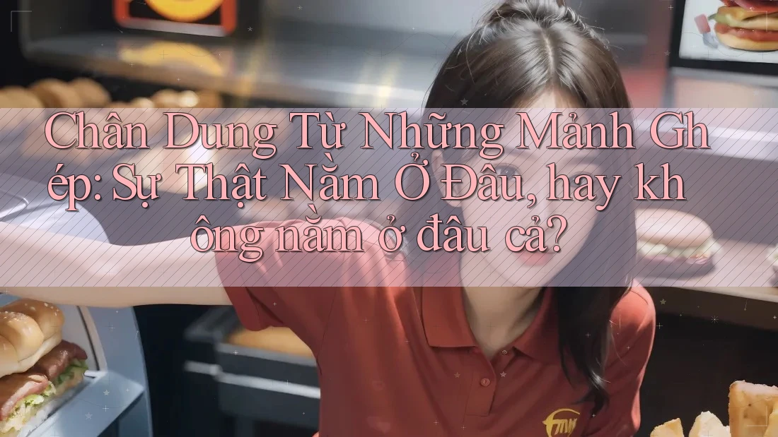 Chân Dung Từ Những Mảnh Ghép: Sự Thật Nằm Ở Đâu, hay không nằm ở đâu cả?
