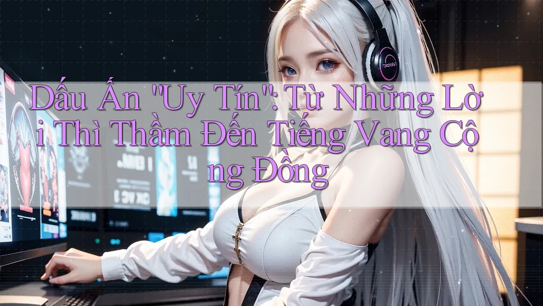 Dấu Ấn “Uy Tín”: Từ Những Lời Thì Thầm Đến Tiếng Vang Cộng Đồng
