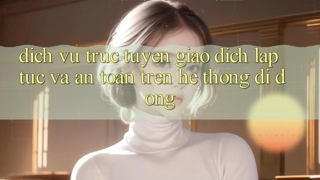 Dịch vụ trực tuyến Giao Dịch Lập tức Và An Toàn Trên Hệ thống Di Động Dịch vụ trực tuyến Giao Dịch Lập tức Và An Toàn Trên Hệ thống Di Động