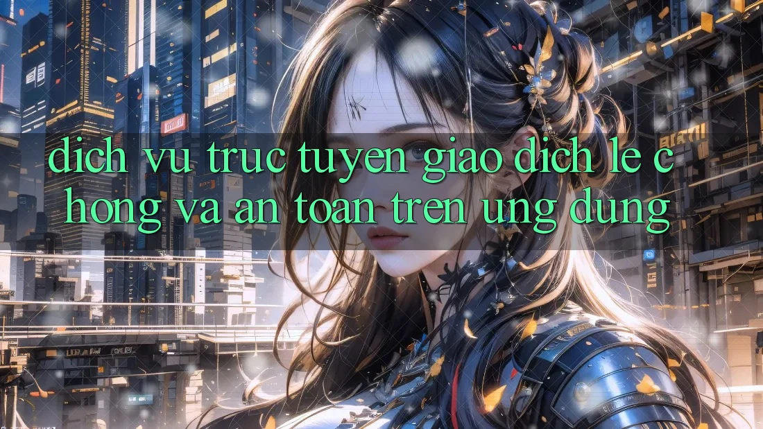 Dịch vụ trực tuyến Giao Dịch Lẹ Chóng Và An Toàn Trên Ứng dụng