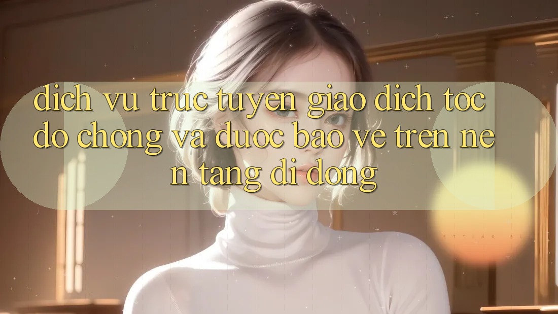 Dịch vụ trực tuyến Giao dịch Tốc độ Chóng Và Được bảo vệ Trên Nền Tảng Di Động Dịch vụ trực tuyến Giao dịch Tốc độ Chóng Và Được bảo vệ Trên Nền Tảng Di Động