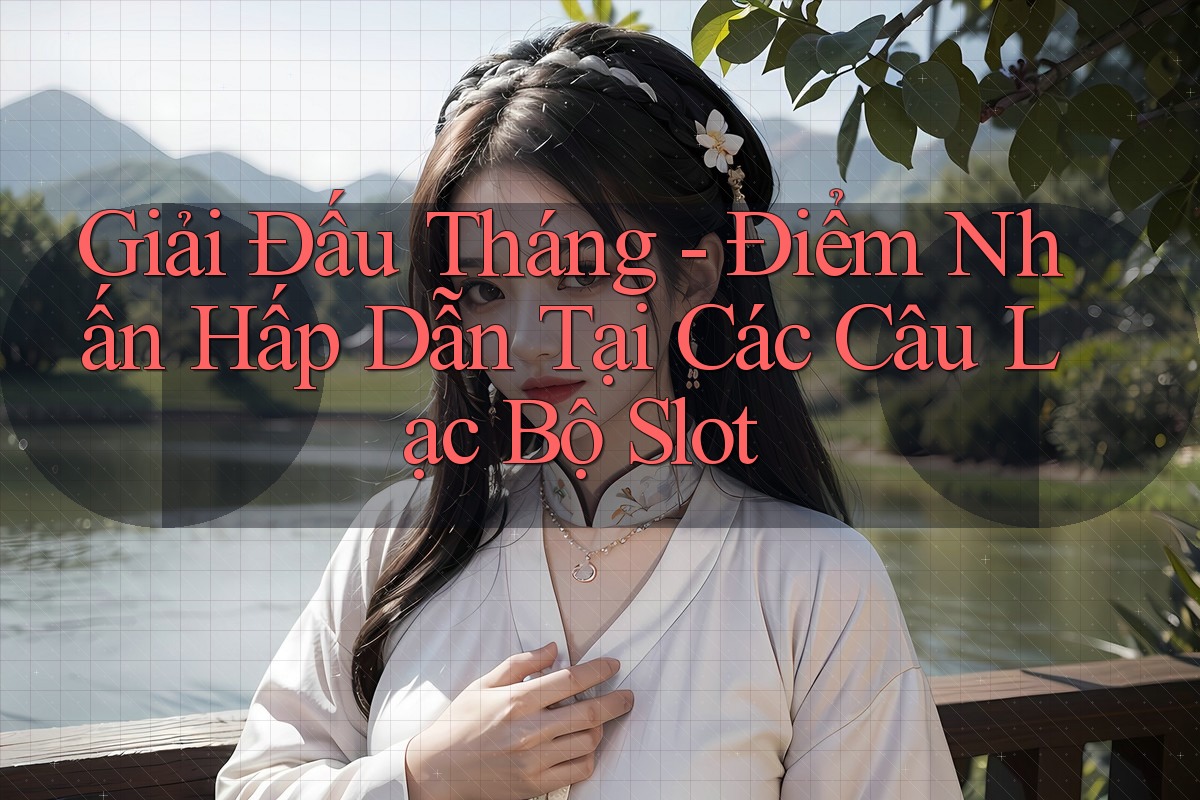 Giải Đấu Tháng - Điểm Nhấn Hấp Dẫn Tại Các Câu Lạc Bộ Slot Giải Đấu Tháng - Điểm Nhấn Hấp Dẫn Tại Các Câu Lạc Bộ Slot