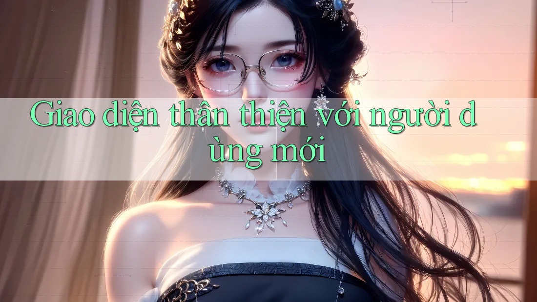 Giao diện thân thiện với người dùng mới