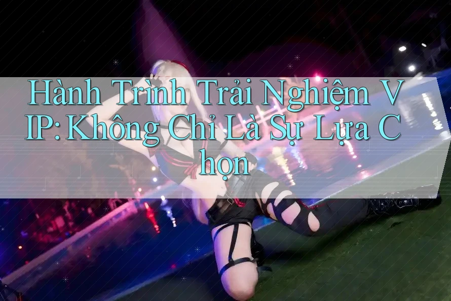 Hành Trình Trải Nghiệm VIP: Không Chỉ Là Sự Lựa Chọn Hành Trình Trải Nghiệm VIP: Không Chỉ Là Sự Lựa Chọn