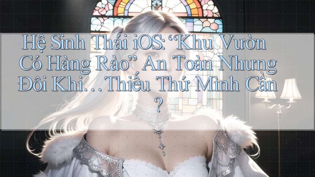 Hệ Sinh Thái iOS: “Khu Vườn Có Hàng Rào” An Toàn Nhưng Đôi Khi… Thiếu Thứ Mình Cần?