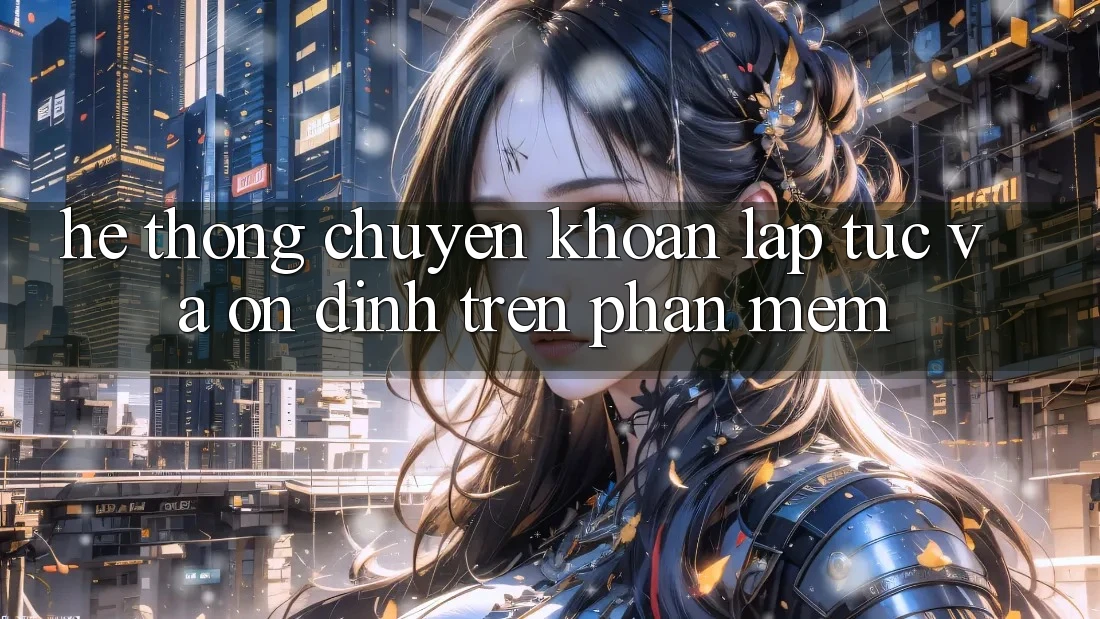 Hệ Thống Chuyển khoản Lập tức Và Ổn định Trên Phần mềm Hệ Thống Chuyển khoản Lập tức Và Ổn định Trên Phần mềm