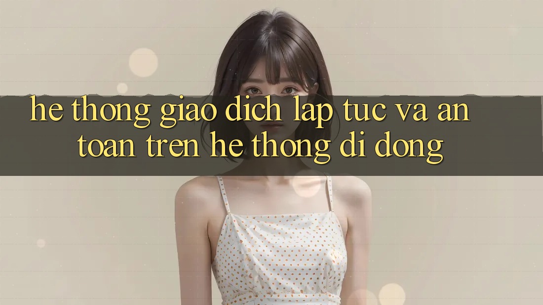 Hệ Thống Giao Dịch Lập tức Và An Toàn Trên Hệ thống Di Động