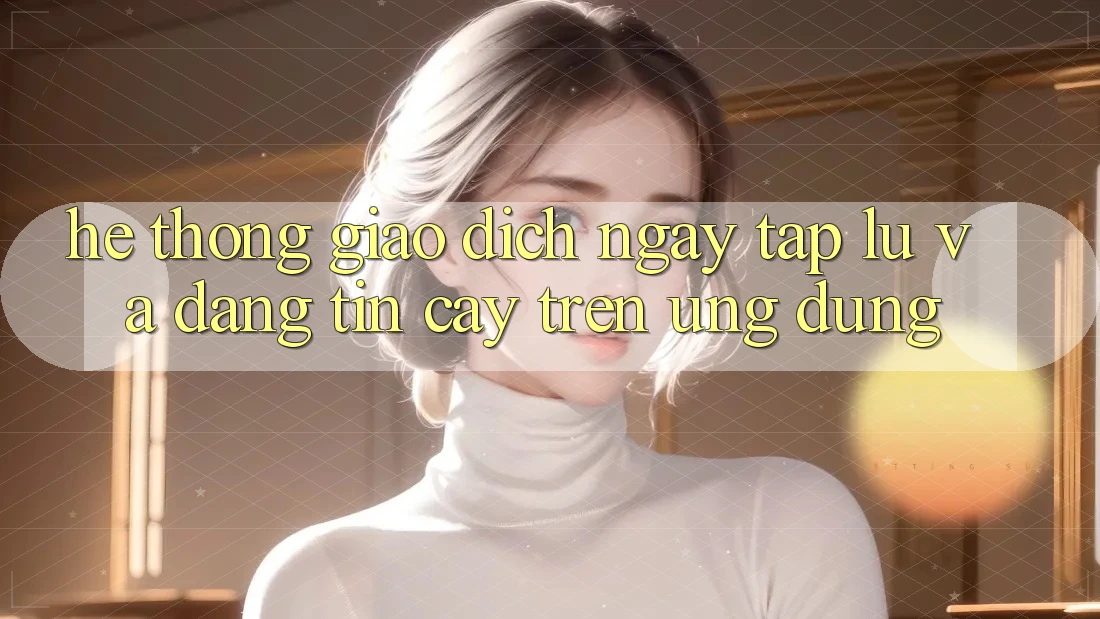 Hệ Thống Giao Dịch Ngay tắp lự Và Đáng tin cậy Trên Ứng dụng