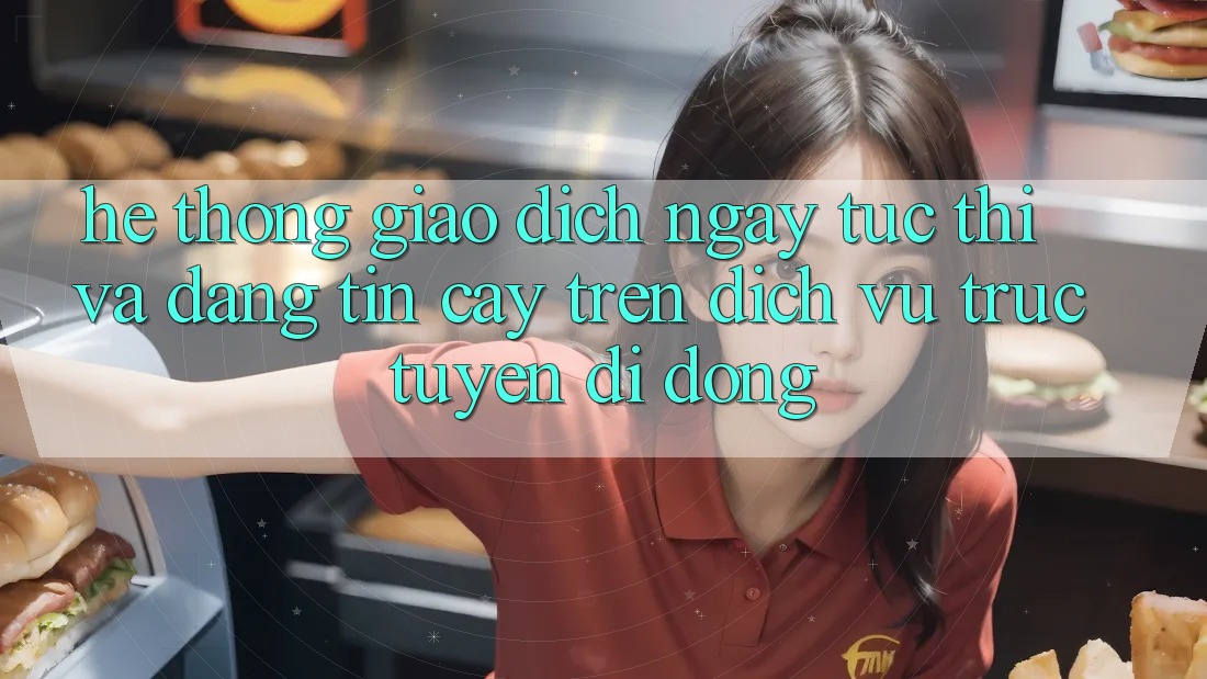 Hệ Thống Giao Dịch Ngay tức thì Và Đáng tin cậy Trên Dịch vụ trực tuyến Di Động
