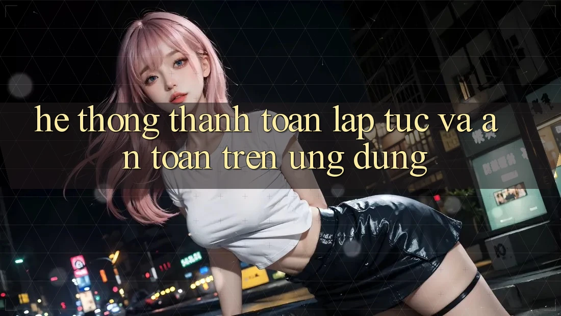 Hệ Thống Thanh toán Lập tức Và An Toàn Trên Ứng dụng Hệ Thống Thanh toán Lập tức Và An Toàn Trên Ứng dụng