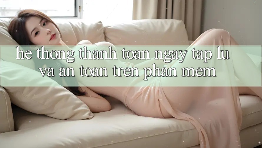 Hệ Thống Thanh toán Ngay tắp lự Và An Toàn Trên Phần mềm