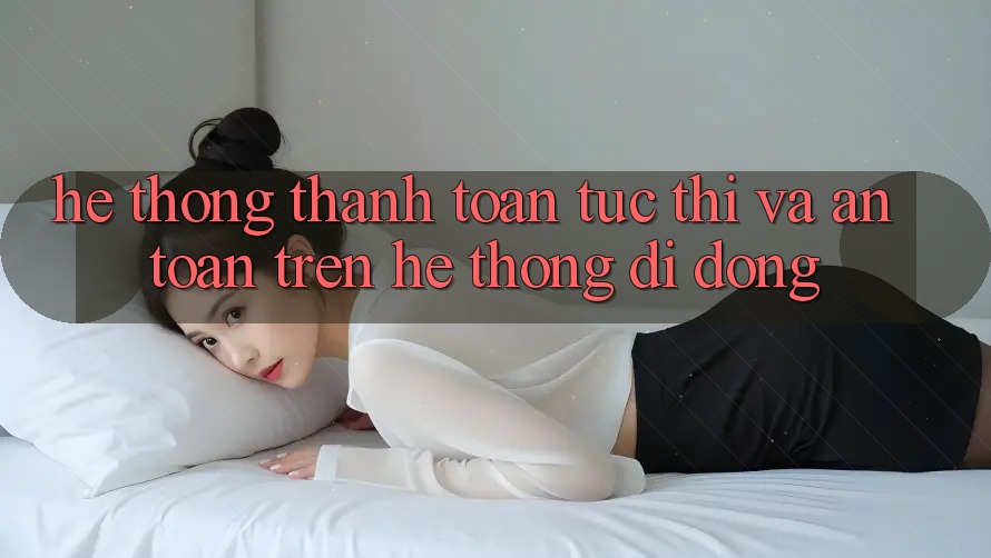 Hệ Thống Thanh toán Tức thì Và An Toàn Trên Hệ thống Di Động Hệ Thống Thanh toán Tức thì Và An Toàn Trên Hệ thống Di Động