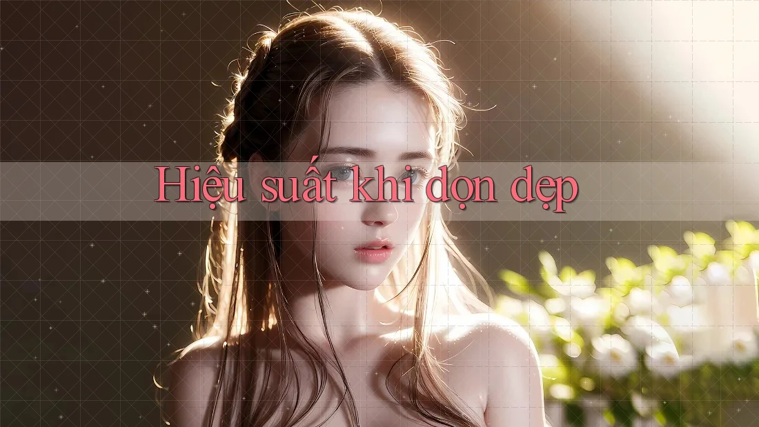Hiệu suất khi dọn dẹp Hiệu suất khi dọn dẹp