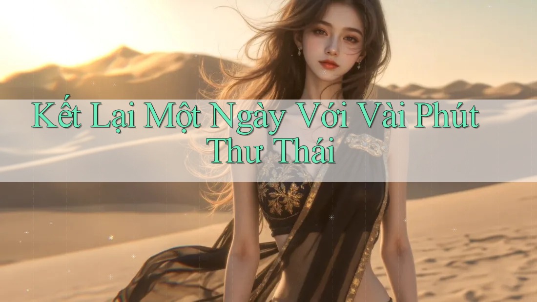 Kết Lại Một Ngày Với Vài Phút Thư Thái