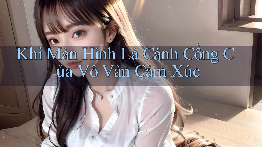 Khi Màn Hình Là Cánh Cổng Của Vô Vàn Cảm Xúc Khi Màn Hình Là Cánh Cổng Của Vô Vàn Cảm Xúc