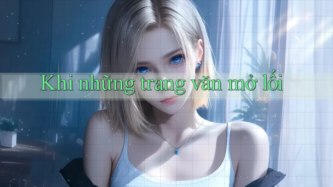 Khi những trang văn mở lối Khi những trang văn mở lối