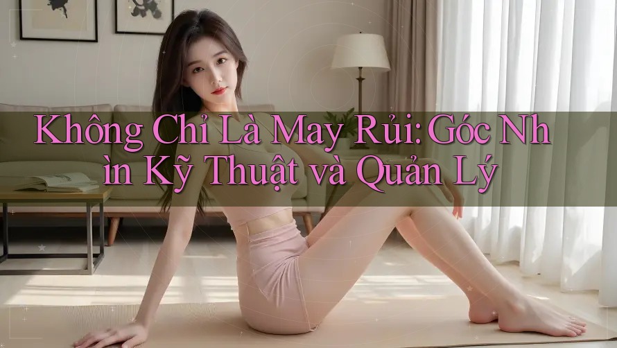 Không Chỉ Là May Rủi: Góc Nhìn Kỹ Thuật và Quản Lý Không Chỉ Là May Rủi: Góc Nhìn Kỹ Thuật và Quản Lý