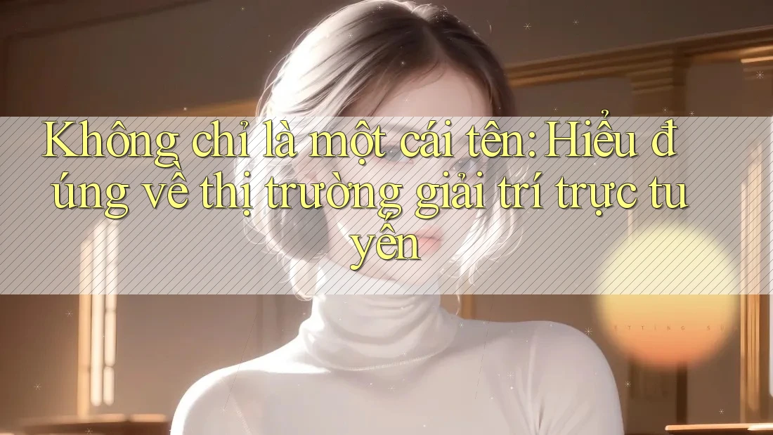 Không chỉ là một cái tên: Hiểu đúng về thị trường giải trí trực tuyến