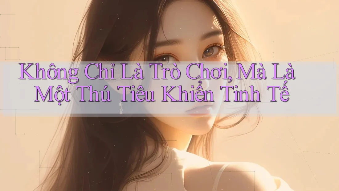 Không Chỉ Là Trò Chơi, Mà Là Một Thú Tiêu Khiển Tinh Tế