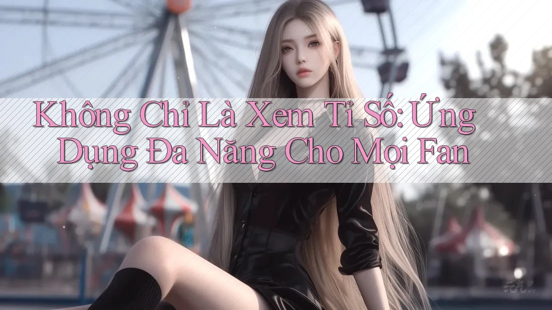 Không Chỉ Là Xem Tỉ Số: Ứng Dụng Đa Năng Cho Mọi Fan Không Chỉ Là Xem Tỉ Số: Ứng Dụng Đa Năng Cho Mọi Fan