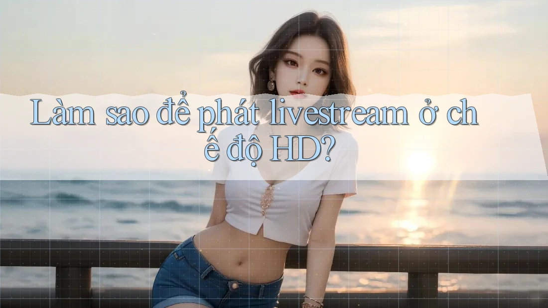 Làm sao để phát livestream ở chế độ HD?