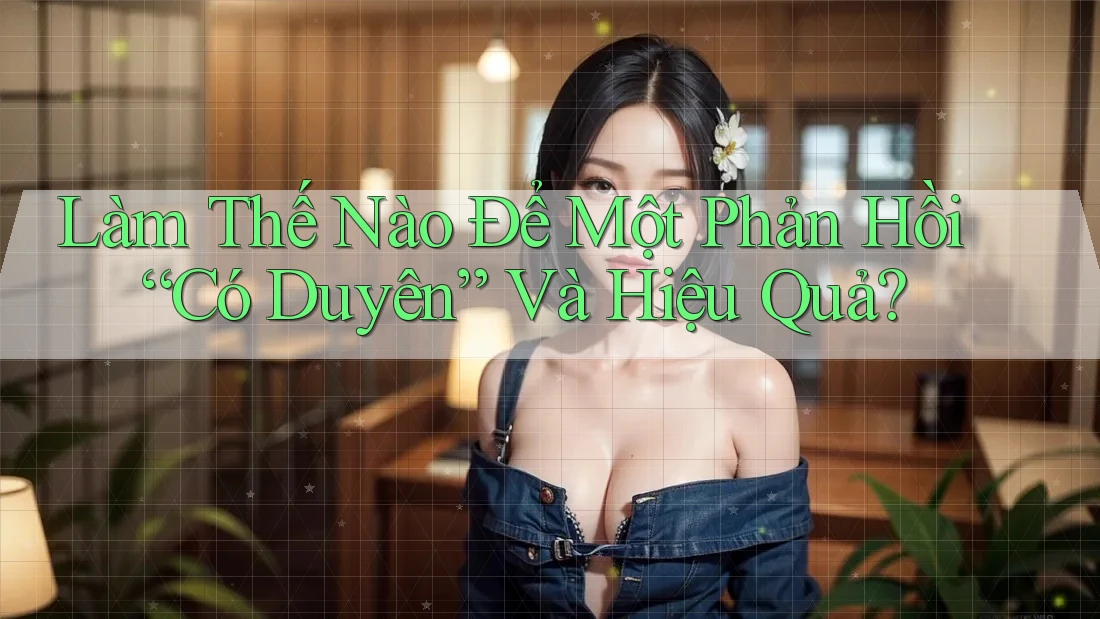 Làm Thế Nào Để Một Phản Hồi “Có Duyên” Và Hiệu Quả?
