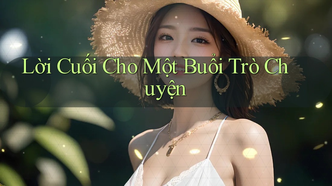 Lời Cuối Cho Một Buổi Trò Chuyện Lời Cuối Cho Một Buổi Trò Chuyện
