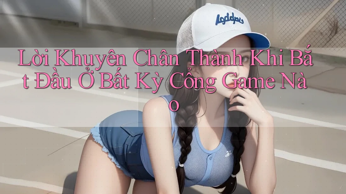 Lời Khuyên Chân Thành Khi Bắt Đầu Ở Bất Kỳ Cổng Game Nào