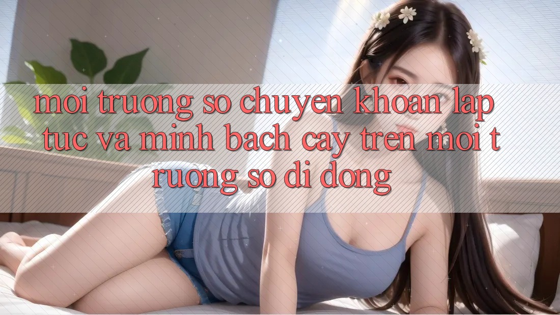 Môi trường số Chuyển khoản Lập tức Và Minh bạch cậy Trên Môi trường số Di Động