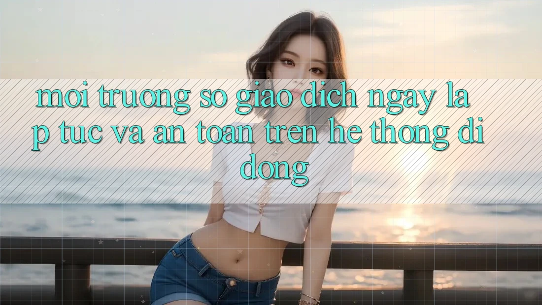 Môi trường số Giao Dịch Ngay lập tức Và An Toàn Trên Hệ thống Di Động Môi trường số Giao Dịch Ngay lập tức Và An Toàn Trên Hệ thống Di Động
