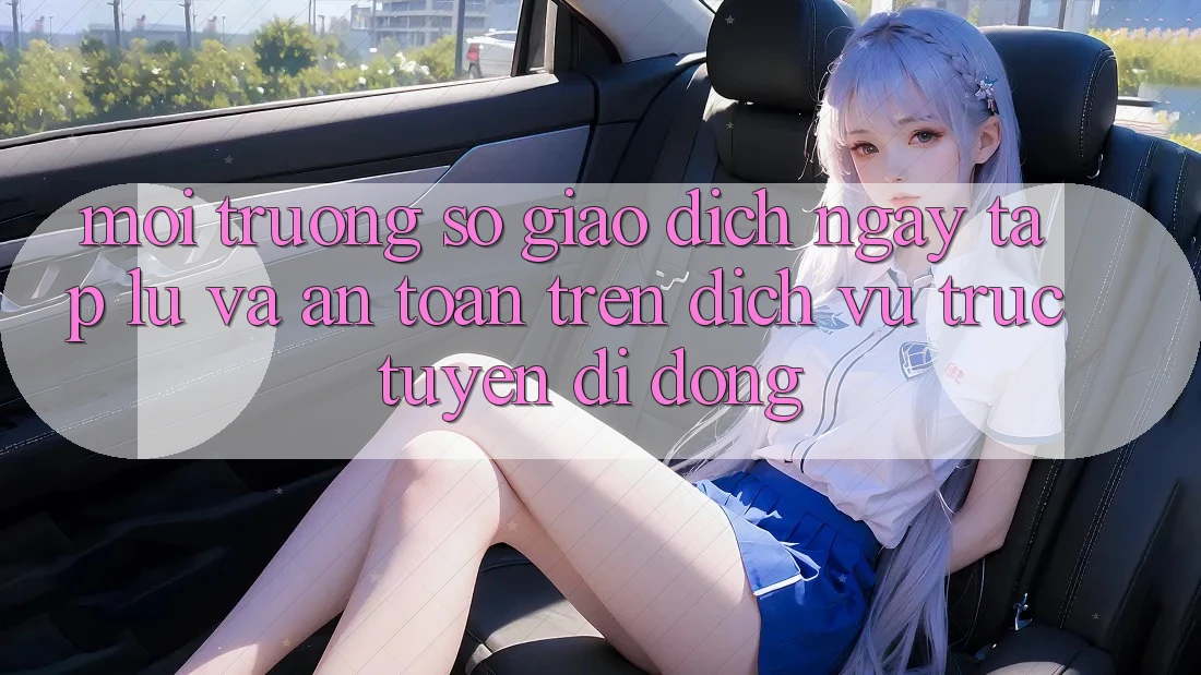 Môi trường số Giao Dịch Ngay tắp lự Và An Toàn Trên Dịch vụ trực tuyến Di Động