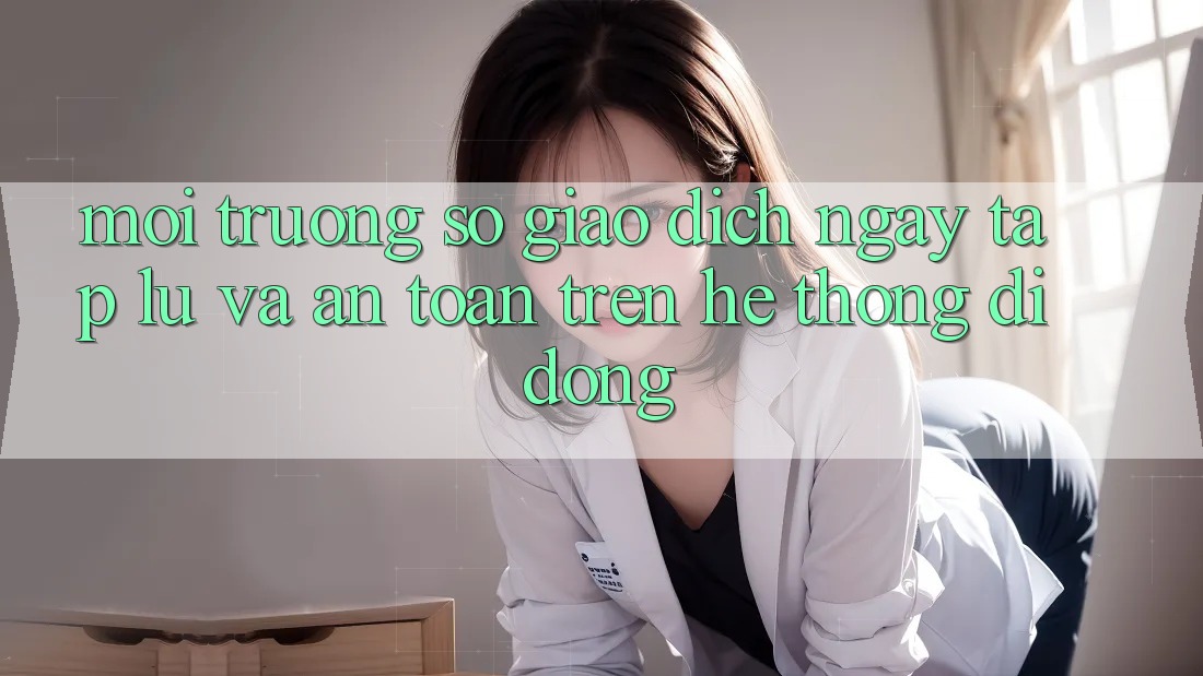 Môi trường số Giao Dịch Ngay tắp lự Và An Toàn Trên Hệ thống Di Động Môi trường số Giao Dịch Ngay tắp lự Và An Toàn Trên Hệ thống Di Động