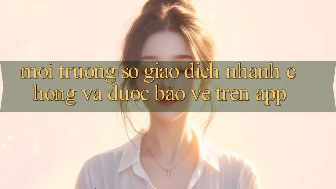 Môi trường số Giao Dịch Nhanh Chóng Và Được bảo vệ Trên App