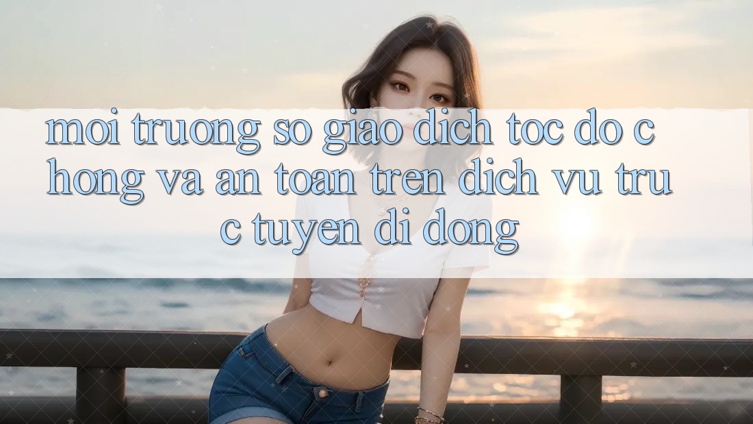 Môi trường số Giao Dịch Tốc độ Chóng Và An Toàn Trên Dịch vụ trực tuyến Di Động