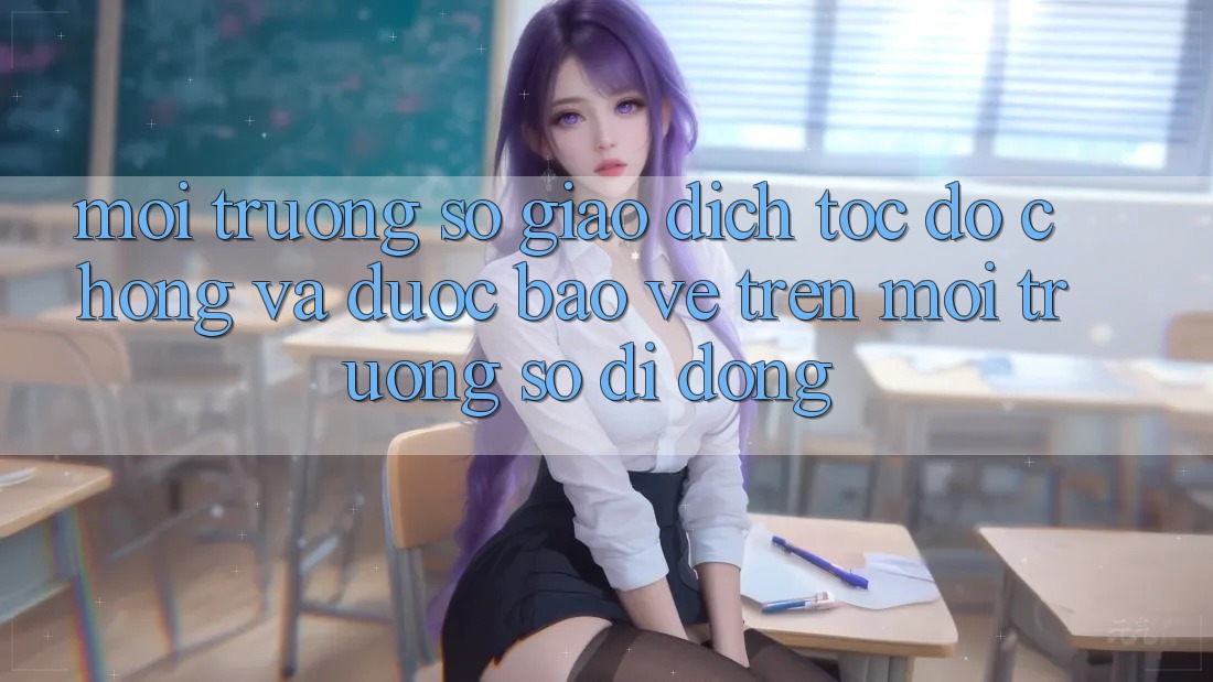 Môi trường số Giao Dịch Tốc độ Chóng Và Được bảo vệ Trên Môi trường số Di Động Môi trường số Giao Dịch Tốc độ Chóng Và Được bảo vệ Trên Môi trường số Di Động