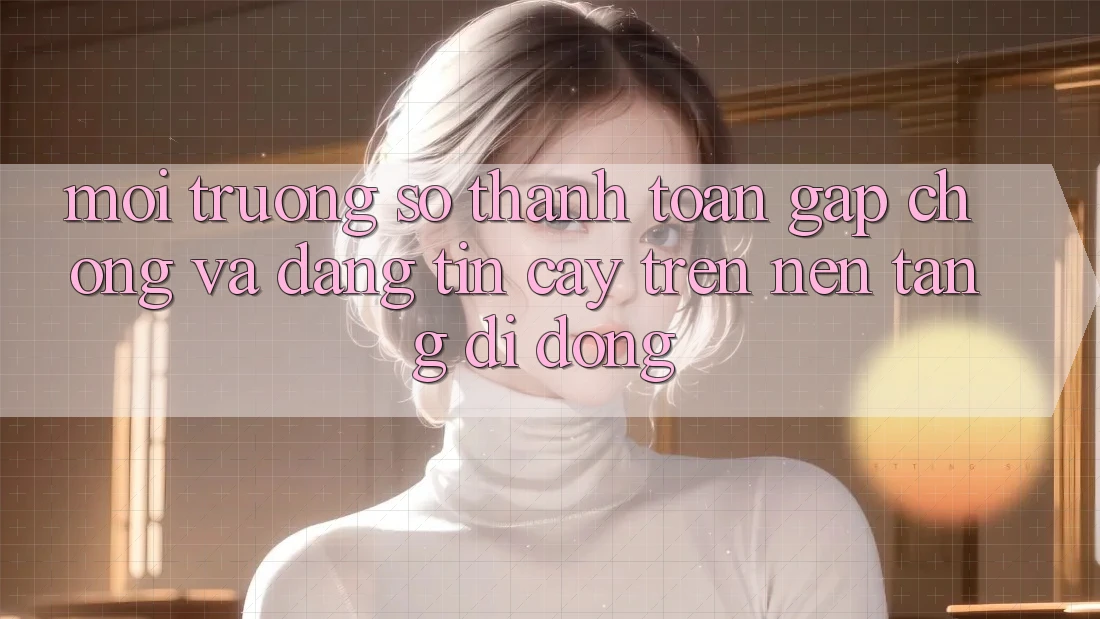 Môi trường số Thanh toán Gấp Chóng Và Đáng tin cậy Trên Nền Tảng Di Động