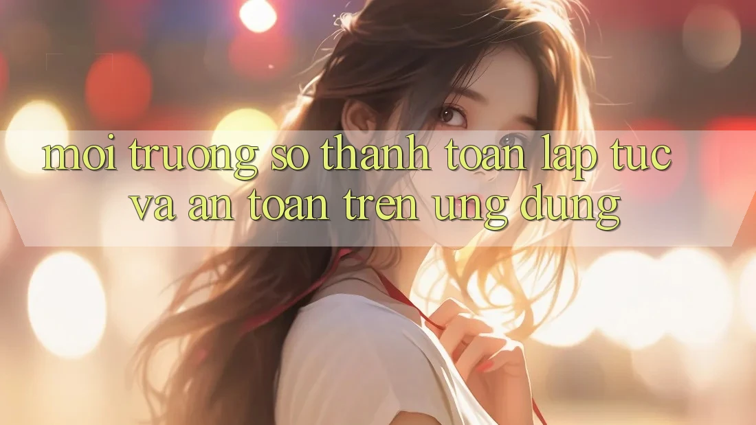 Môi trường số Thanh toán Lập tức Và An Toàn Trên Ứng dụng Môi trường số Thanh toán Lập tức Và An Toàn Trên Ứng dụng