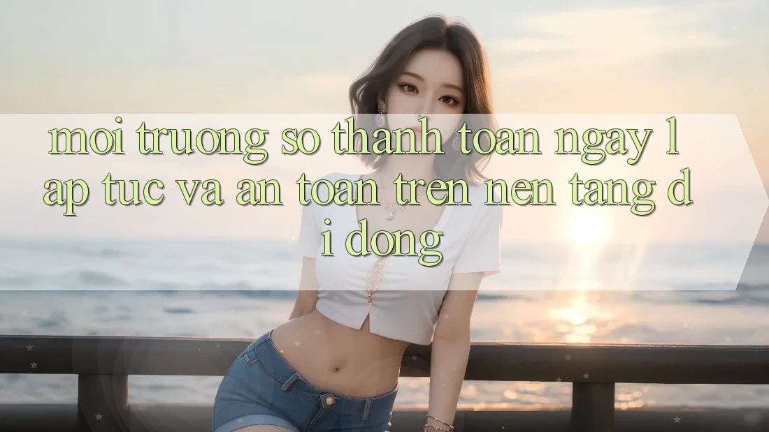 Môi trường số Thanh toán Ngay lập tức Và An Toàn Trên Nền Tảng Di Động Môi trường số Thanh toán Ngay lập tức Và An Toàn Trên Nền Tảng Di Động