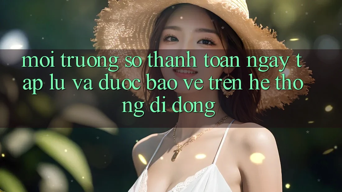 Môi trường số Thanh toán Ngay tắp lự Và Được bảo vệ Trên Hệ thống Di Động Môi trường số Thanh toán Ngay tắp lự Và Được bảo vệ Trên Hệ thống Di Động