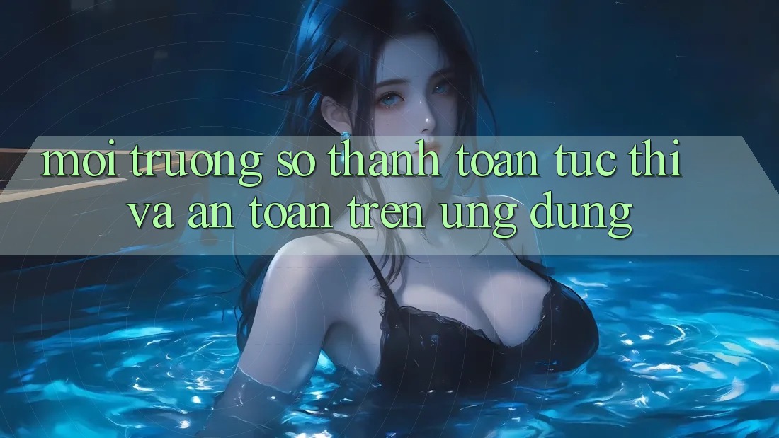 Môi trường số Thanh toán Tức thì Và An Toàn Trên Ứng dụng