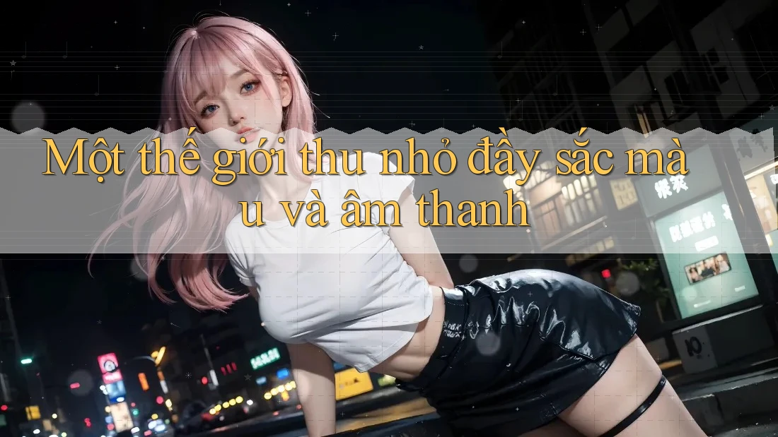 Một thế giới thu nhỏ đầy sắc màu và âm thanh