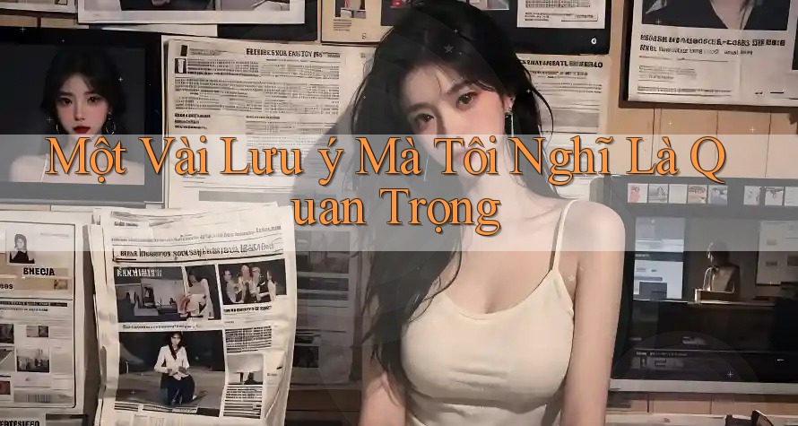 Một Vài Lưu ý Mà Tôi Nghĩ Là Quan Trọng