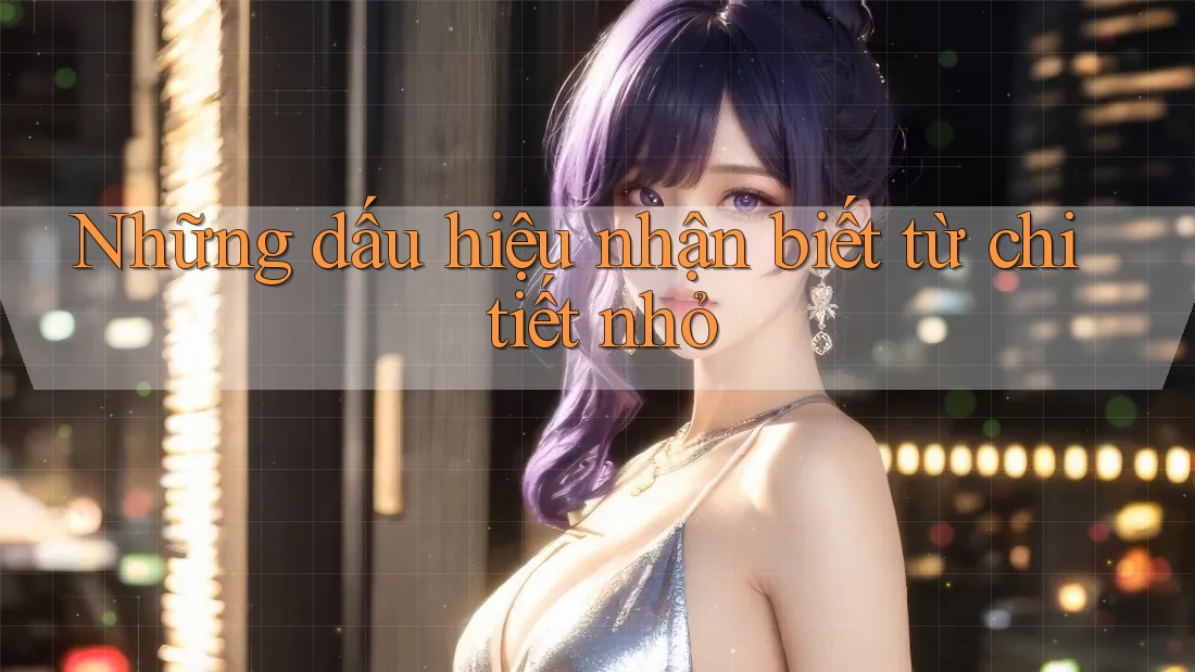 Những dấu hiệu nhận biết từ chi tiết nhỏ Những dấu hiệu nhận biết từ chi tiết nhỏ