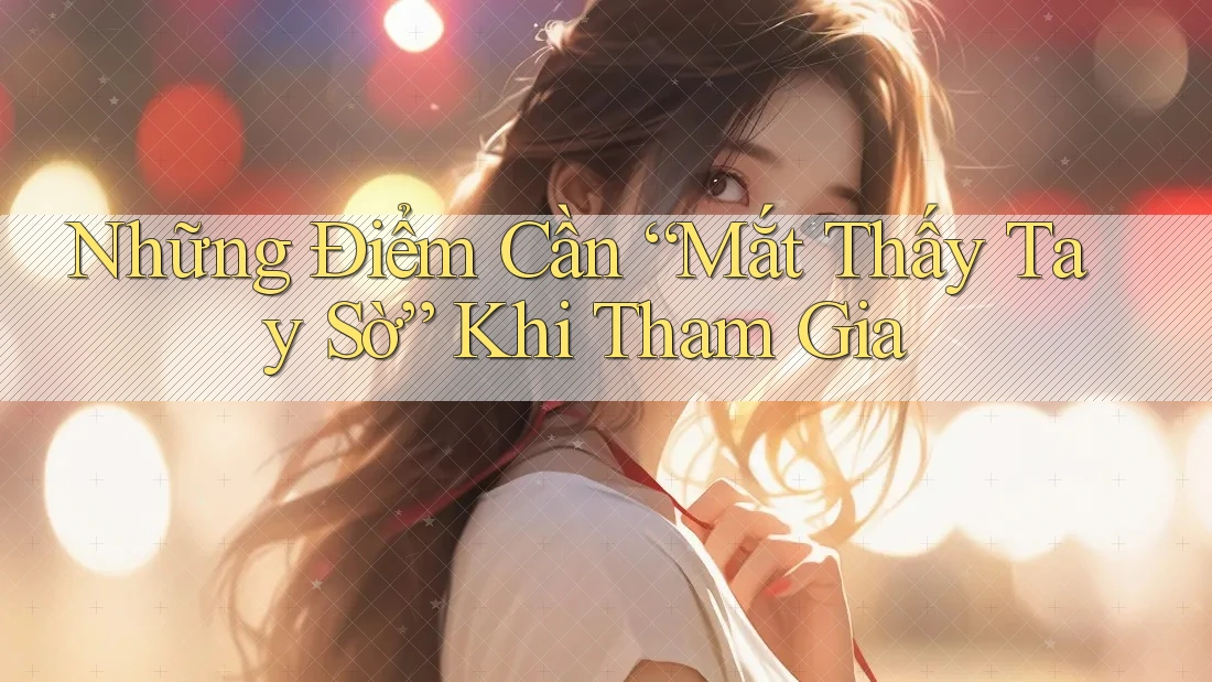 Những Điểm Cần “Mắt Thấy Tay Sờ” Khi Tham Gia Những Điểm Cần “Mắt Thấy Tay Sờ” Khi Tham Gia